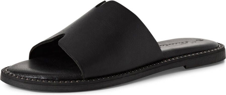 Tamaris leren muiltje 1-27135-42 001 damesschoenen slip-on M2713542 zwart