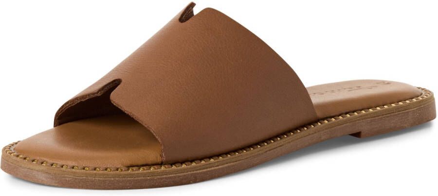 Tamaris leren muiltje 1-27135-42 305 damesschoenen slip-on M2713542 bruin