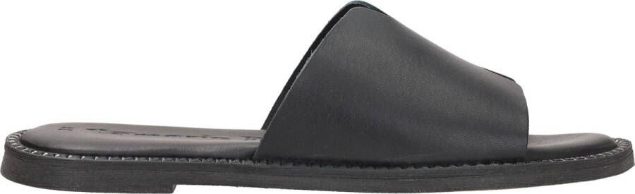 Tamaris Elegante Leren Slipper Black Dames