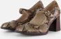 Tamaris Mary Jane Pumps bruin Synthetisch Dames - Thumbnail 2