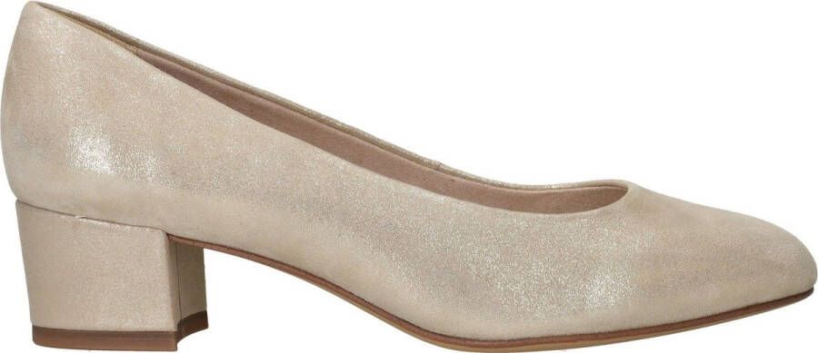 Tamaris dames espadrilles met sleehak cognac
