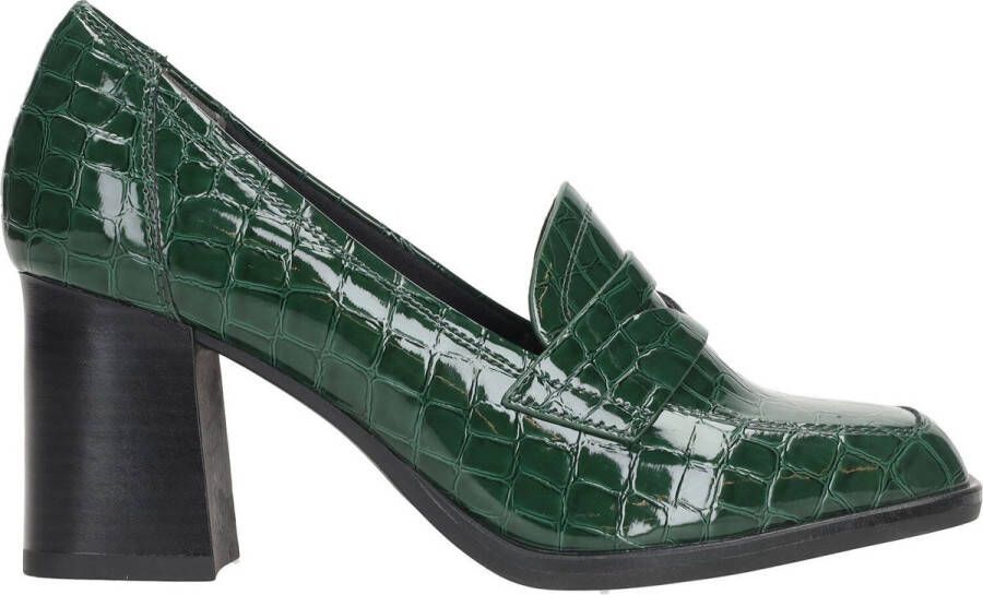 Tamaris Groene Krokodillenprint Pump Green Heren