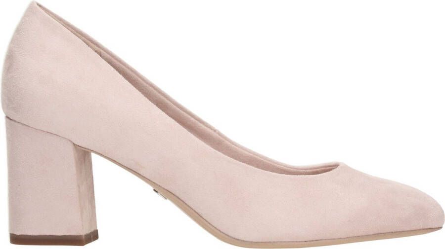 Tamaris Elegante Roze Suede Jurk Pumps Pink Dames