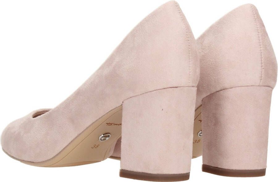 Tamaris Elegante Roze Suede Jurk Pumps Pink Dames