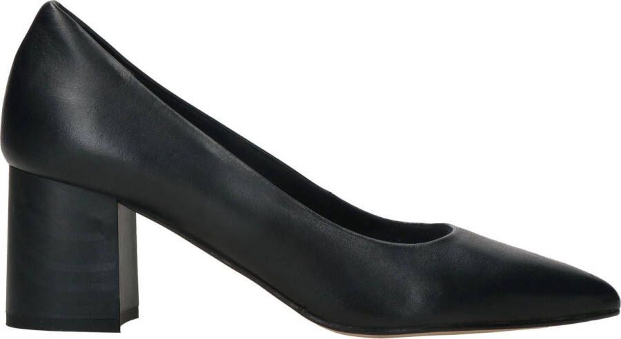 Tamaris Leren Pump met 6 5 cm Hak Black Dames