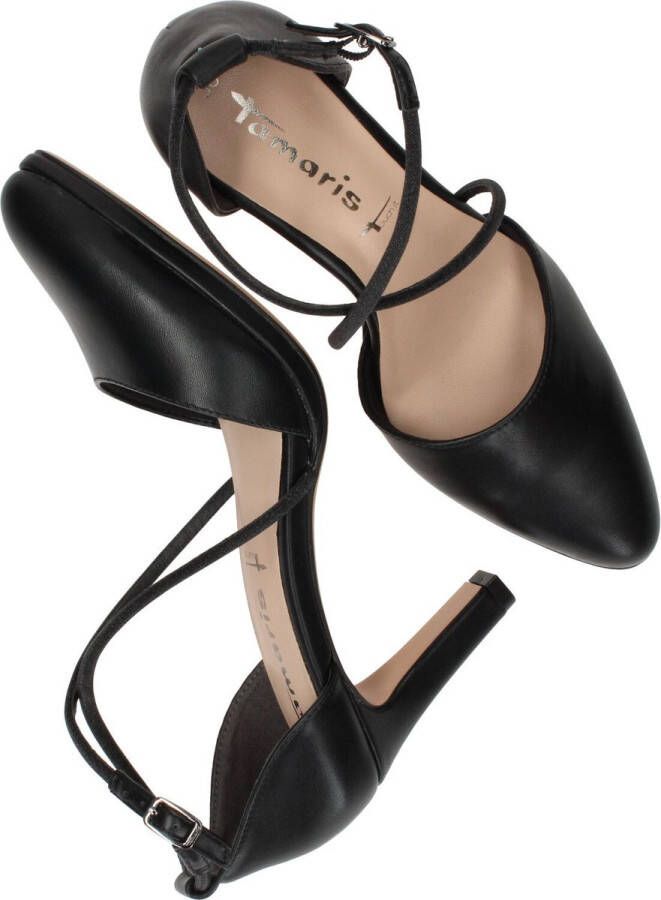 Tamaris Glitterdetail Stiletto Pumps Black Dames