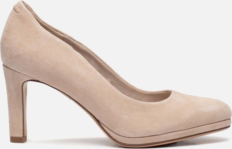 Tamaris Pumps beige Imitatiesuede Dames