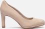 Tamaris Pumps beige Imitatiesuede Dames - Thumbnail 1