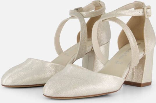 Tamaris Gouden Glitter Feest Sandalen Yellow Dames - Foto 14