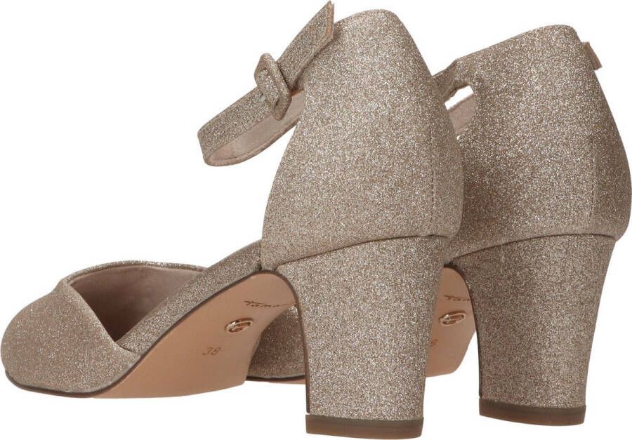 Tamaris Gouden Glitter Feest Sandalen Yellow Dames - Foto 6