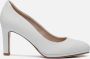 Tamaris Witte Leren Business Pumps White Dames - Thumbnail 1