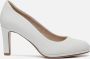 Tamaris Witte Leren Business Pumps White Dames - Thumbnail 1