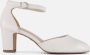 Tamaris leren pumps 1-22401-42 117 dames damesschoenen M2240142 White Leather - Thumbnail 1