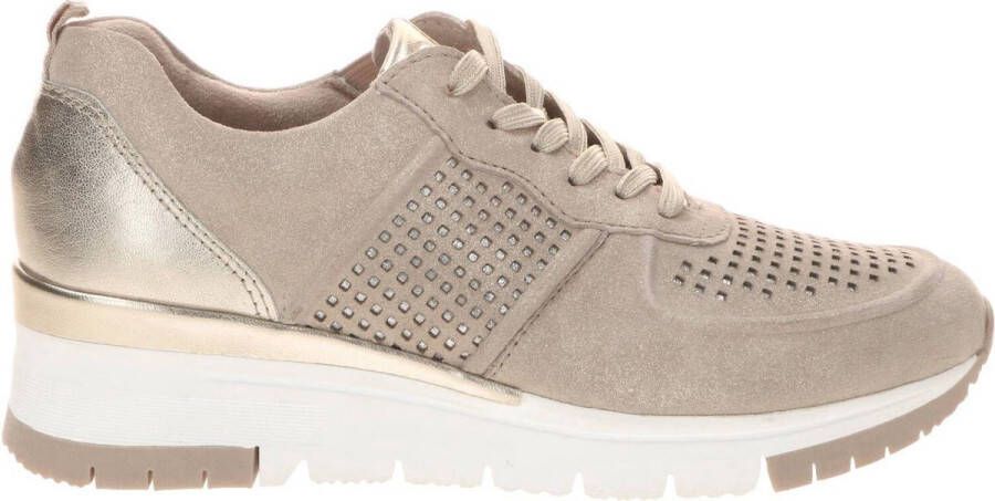Tamaris Pure Relax Sneaker Beige Goud - Foto 1