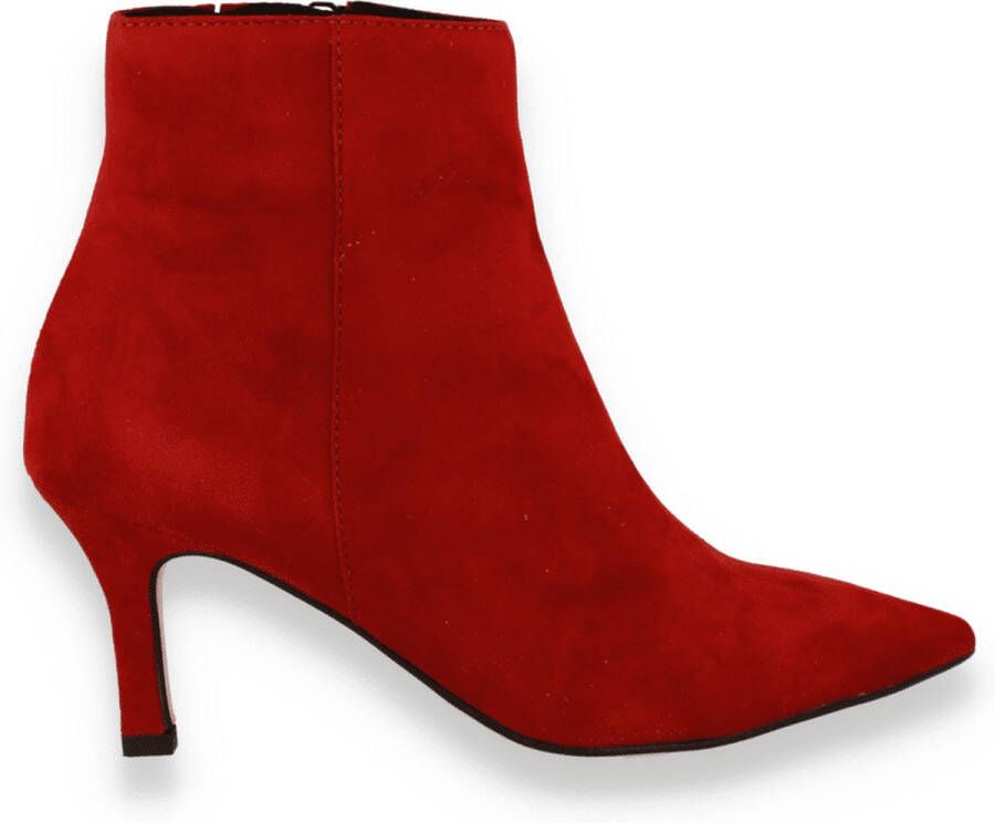 Tamaris Stiletto Enkellaarsjes rood Leer