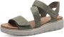 Tamaris Sandalen zomerschoen sandaal plateauhak met klittenbandsluiting - Thumbnail 7