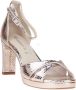 Tamaris Metallic Gouden Vegan Sandalette met 7 5 cm Hak Yellow Dames - Thumbnail 2