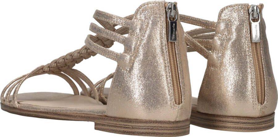 Tamaris Veelzijdige Sandalette met Anti-Slide Hak en Touch-it Zool Beige Dames