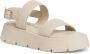 Tamaris Stijlvolle Ivory Platte Sandalen Beige Dames - Thumbnail 1