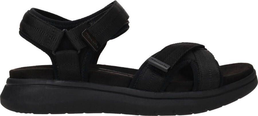 Tamaris Zwarte Vegan Comfort Sandaal Black Dames