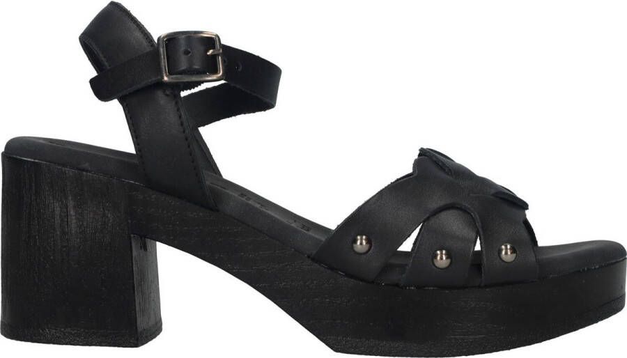 Tamaris Sandalen met hak zwart Leer Dames