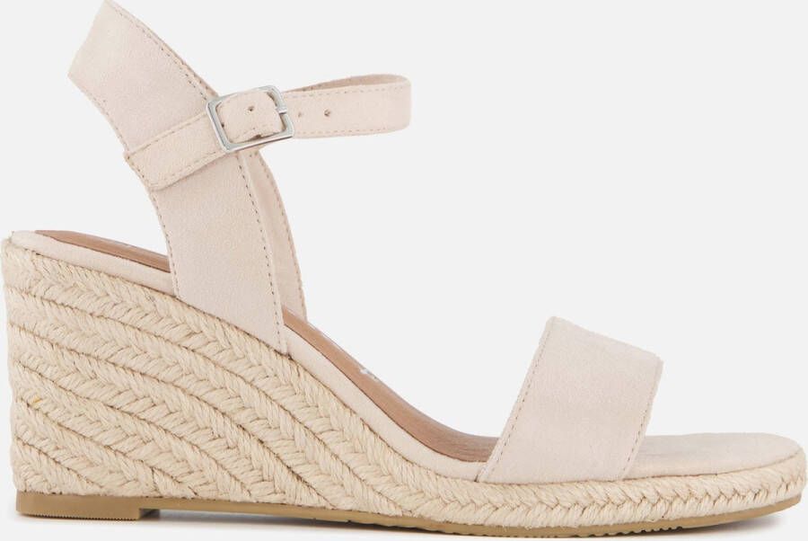 Tamaris Sandalen beige Textiel Dames