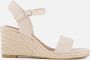 Tamaris Sandalen beige Textiel Dames - Thumbnail 1