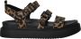 Tamaris Sandalen Plat Sandalen Plat Beige - Thumbnail 1