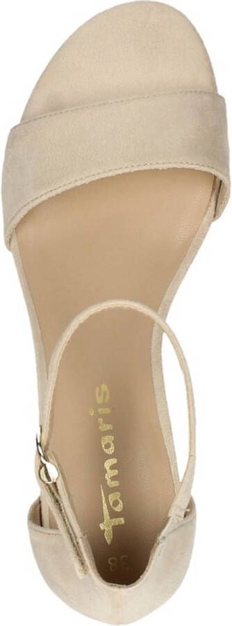 Tamaris Beige Elegante Platte Sandalen voor Vrouwen Beige Dames