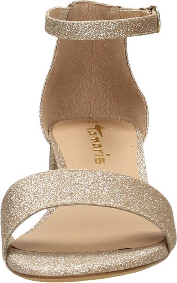 Tamaris Glitter Goud Vegan Sandalette Multicolor Dames