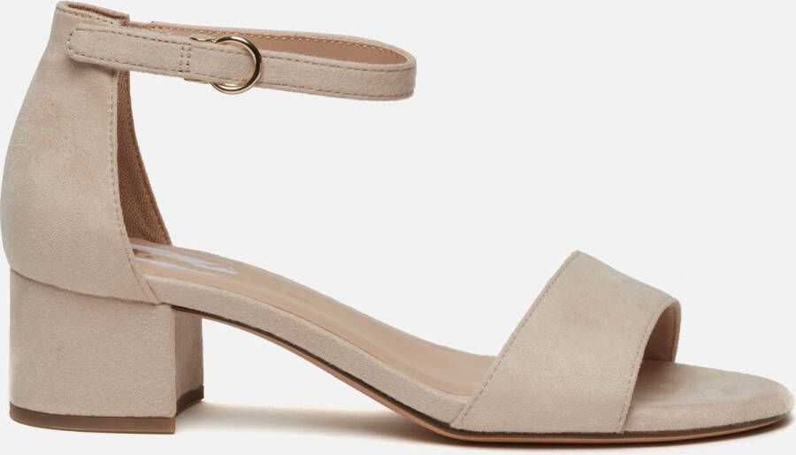 Tamaris Nude Vegan Zomer Sandalette met Harde Hiel Pink Dames