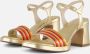 Tamaris Metallic Gouden Sandalette Vegan Zomer Look Multicolor Dames - Thumbnail 8