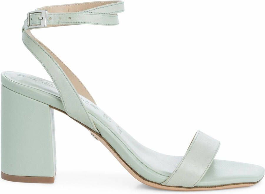 Tamaris Sandalen met hak groen Leer Dames