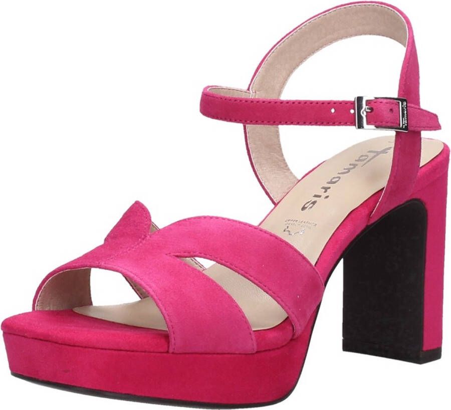 Tamaris Kleurrijke hoge hak sandalen met geavanceerde technologieën Pink Dames