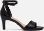 Tamaris Zwarte Vegan Sandalette met 6 5 cm Hak Black Dames - Thumbnail 1