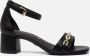 Tamaris Verhoog je stijl met hoge hak sandalen Black Dames - Thumbnail 1