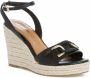 Tamaris Stijlvolle zwarte open sandalen Black Dames - Thumbnail 2