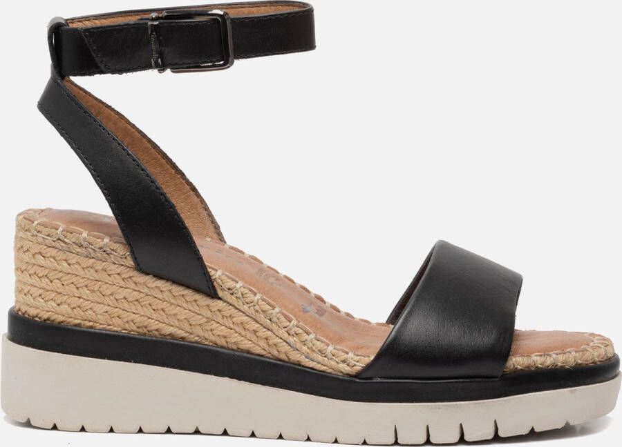 Tamaris Sandalen met sleehak zwart 231103 Dames Schoenen