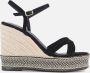 Tamaris Sandalen met sleehak zwart Leer Dames - Thumbnail 1