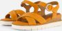 Tamaris Zomer Platte Sandalen Orange Dames - Thumbnail 1