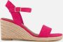 Tamaris Sandalen roze Textiel Dames - Thumbnail 1