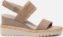 Tamaris Sandalen sleehak taupe Leer Dames - Thumbnail 1
