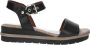 Tamaris Casual Sandals Zwart Dames - Thumbnail 1