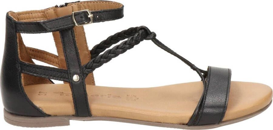 Tamaris Sandalen KIM met gevlochten riempjes - Schoenen.nl