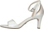 Tamaris Elegante zilveren parel hoge hak sandalen White Dames - Thumbnail 1