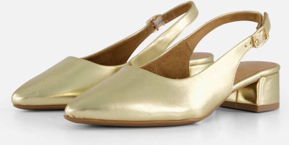 Tamaris Slingback Pumps goud Synthetisch Dames