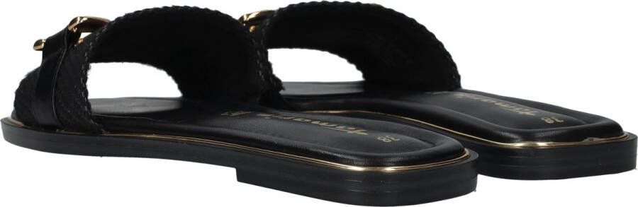 Tamaris Slippers blokhak zomerschoen slippers met mooi sieraandeel