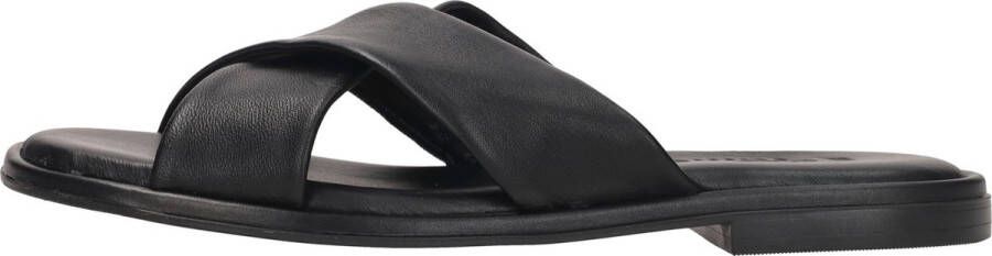Tamaris Slippers zwart Leer Dames