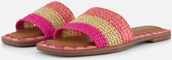 Tamaris slippers roze combi Dames