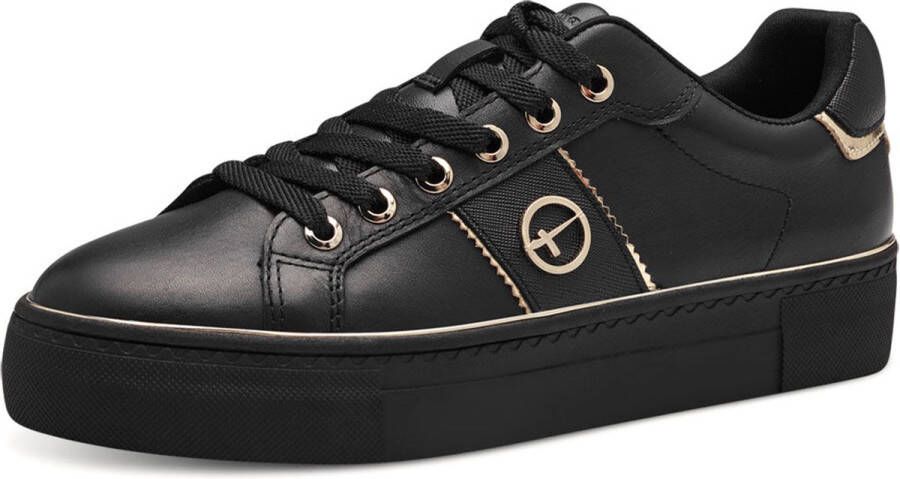 Tamaris Sneaker 1-23724-42 007 Dames Lage Damesschoenen M2372442 Zwart